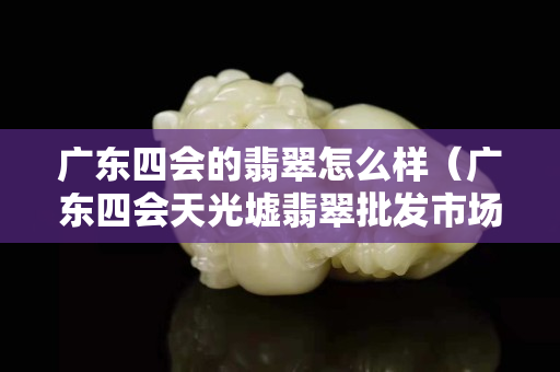 广东四会的翡翠怎么样（广东四会天光墟翡翠批发市场）