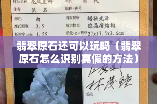 翡翠原石还可以玩吗（翡翠原石怎么识别真假的方法）