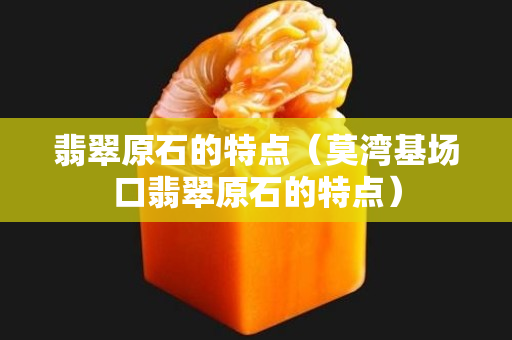 翡翠原石的特点（莫湾基场口翡翠原石的特点）