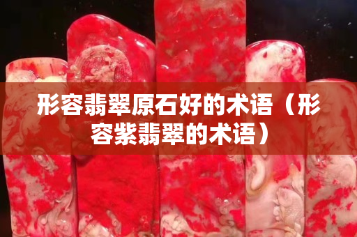形容翡翠原石好的术语（形容紫翡翠的术语）