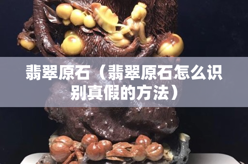 翡翠原石（翡翠原石怎么识别真假的方法）