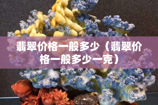 翡翠价格一般多少（翡翠价格一般多少一克）
