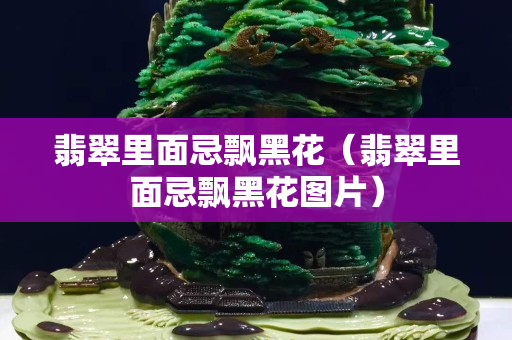 翡翠里面忌飘黑花（翡翠里面忌飘黑花图片）