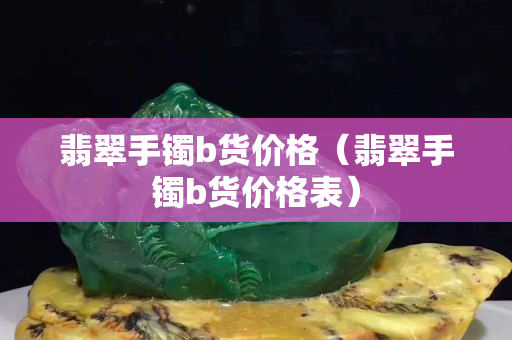 翡翠手镯b货价格（翡翠手镯b货价格表）