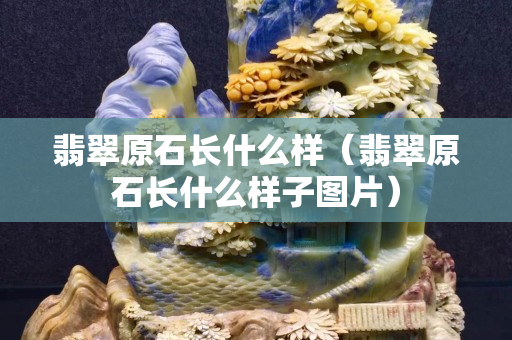 翡翠原石长什么样（翡翠原石长什么样子图片）