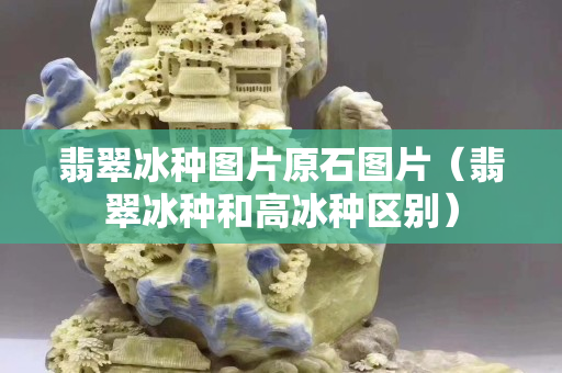 翡翠冰种图片原石图片（翡翠冰种和高冰种区别）