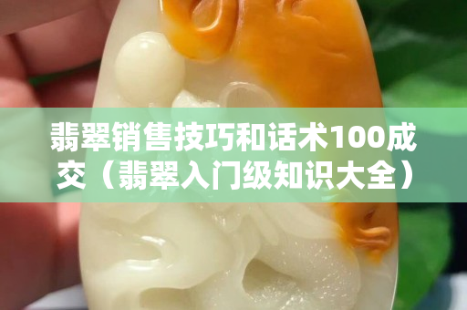 翡翠销售技巧和话术100成交（翡翠入门级知识大全）
