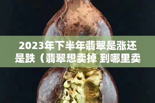 2023年下半年翡翠是涨还是跌（翡翠想卖掉 到哪里卖）