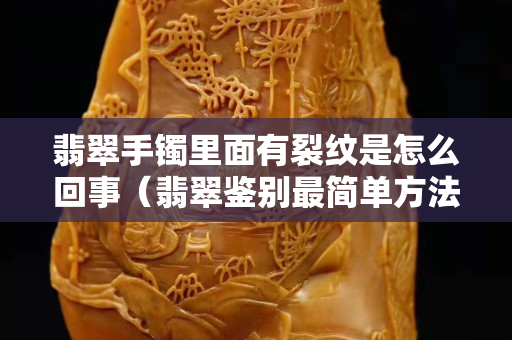 翡翠手镯里面有裂纹是怎么回事（翡翠鉴别最简单方法水泡）