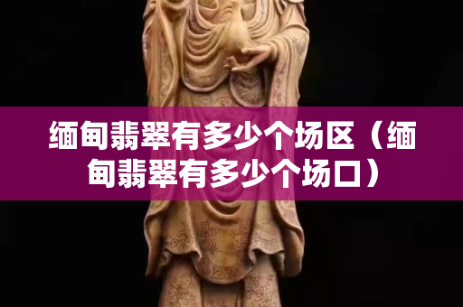 缅甸翡翠有多少个场区（缅甸翡翠有多少个场口）