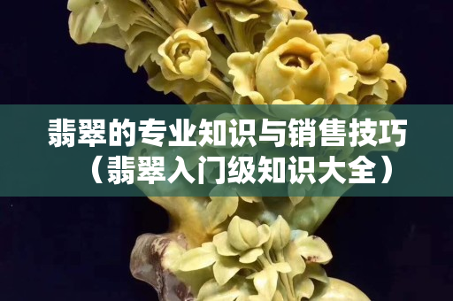 翡翠的专业知识与销售技巧（翡翠入门级知识大全）