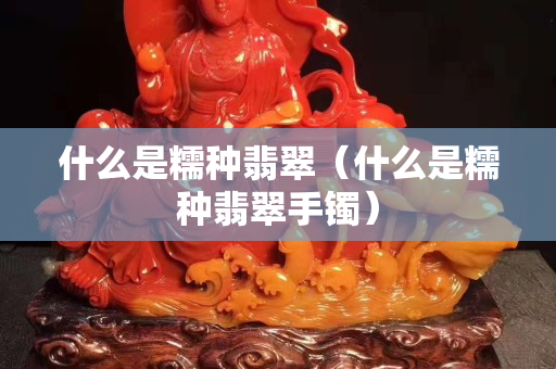 什么是糯种翡翠（什么是糯种翡翠手镯）