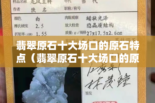 翡翠原石十大场口的原石特点（翡翠原石十大场口的原石特点1）