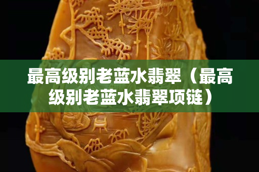 最高级别老蓝水翡翠（最高级别老蓝水翡翠项链）